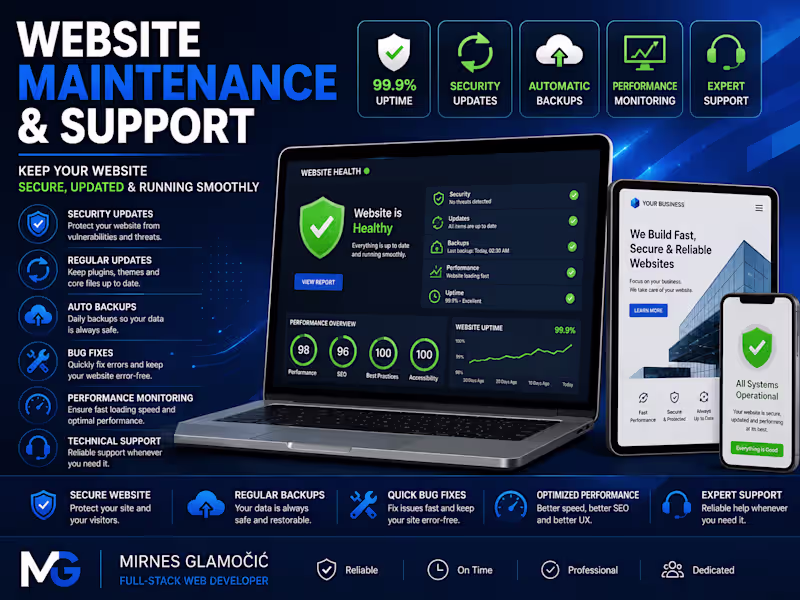 Cover image for Website Maintenance & Support