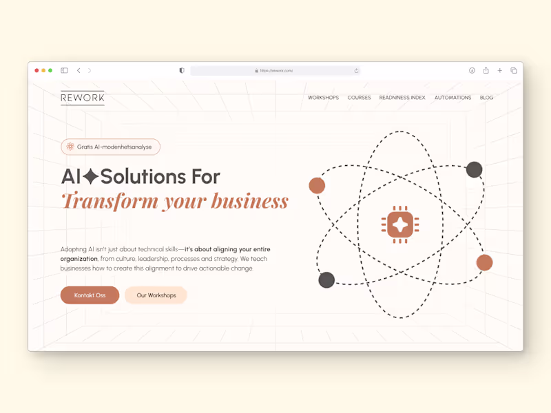 Cover image for ReWork – AI & Automation Consultancy