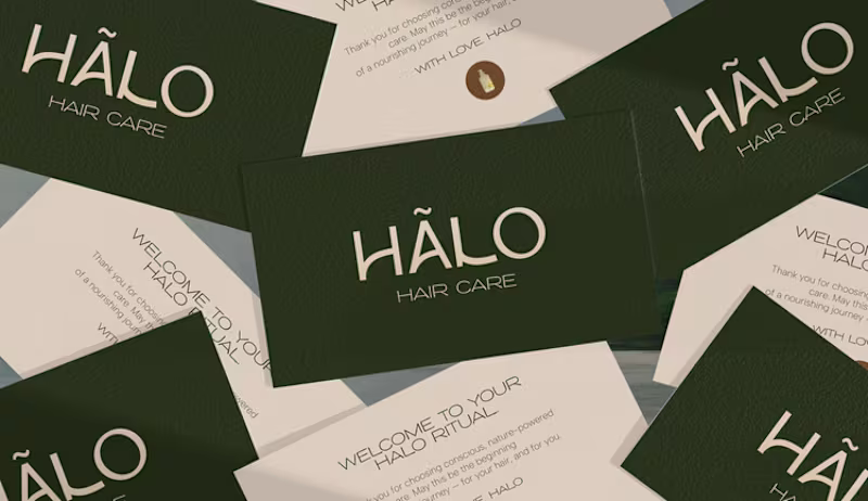 Cover image for HALO - Haircare Brand Identity