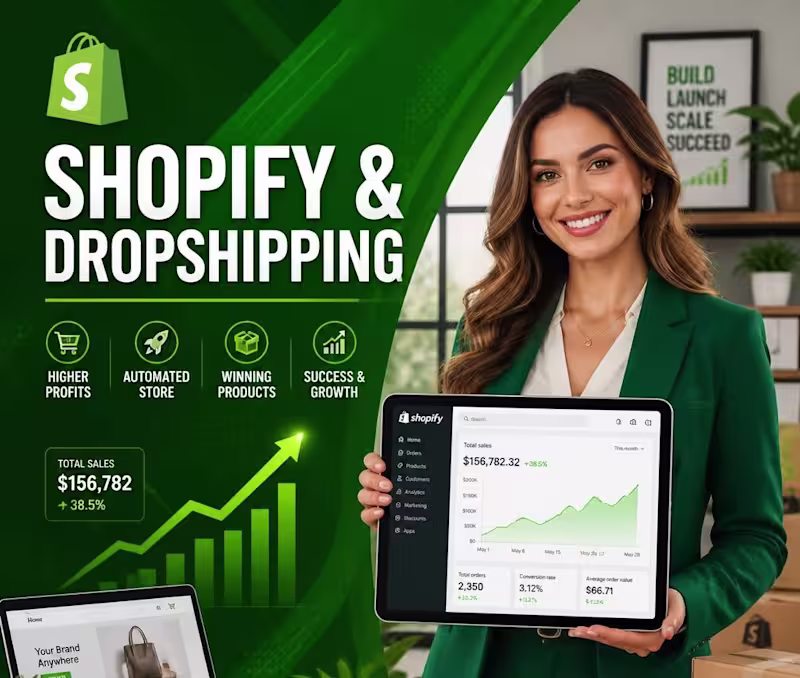 Cover image for Automated Shopify Dropshipping Store with AI Integration