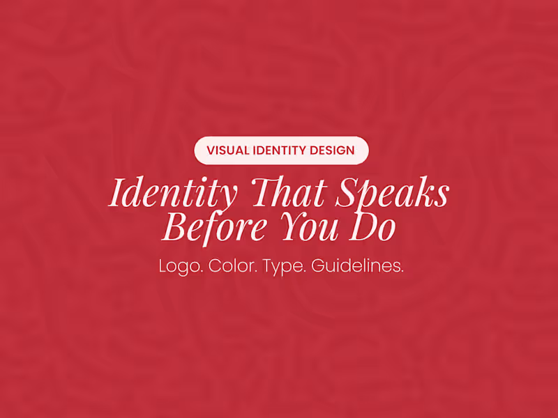 Cover image for Visual Identity Design