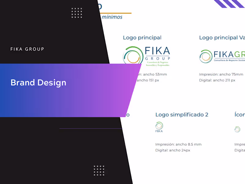 Cover image for Fika Group Brand Design