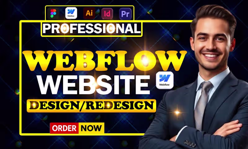 Cover image for Professional Webflow Website Design, Development and Redesign