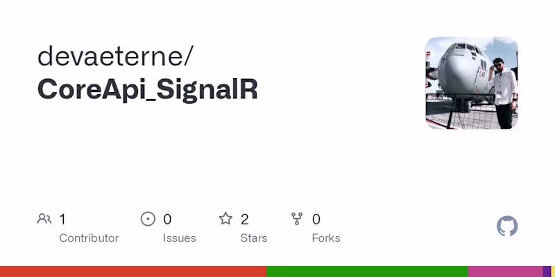 Cover image for ASP.NET Core API with SignalR for Real-Time Web Applications