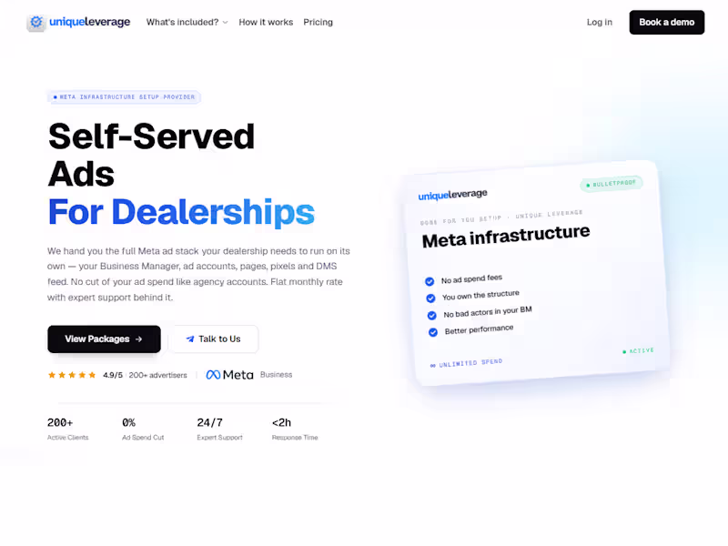 Cover image for Automated Dealership Marketing Platform Development