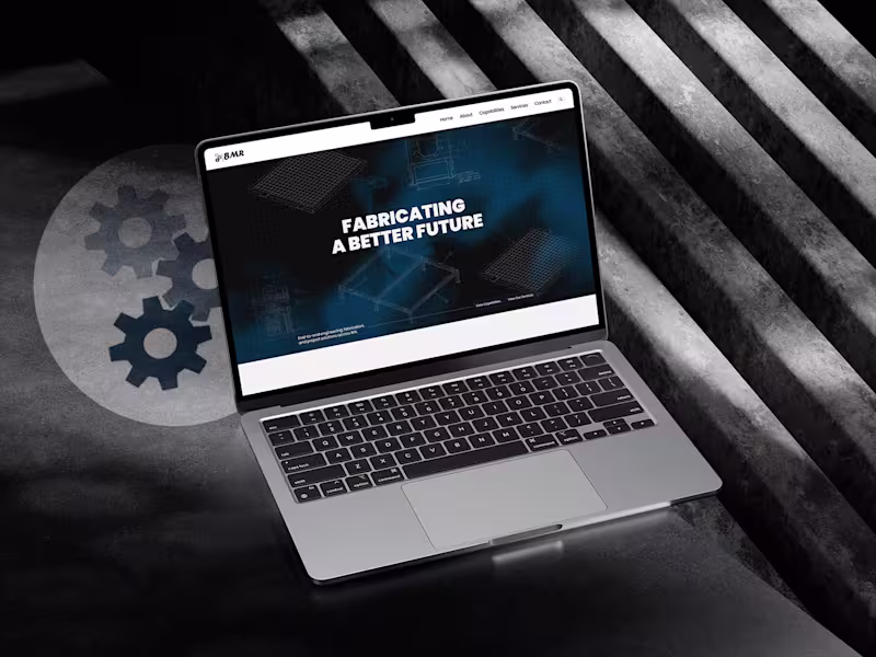 Cover image for BMR Fabrications Website