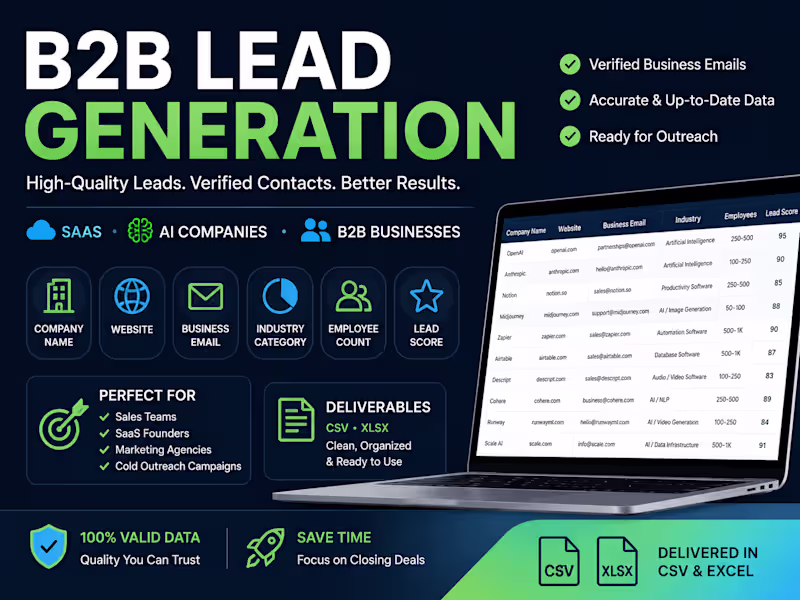 Cover image for B2B Lead Generation