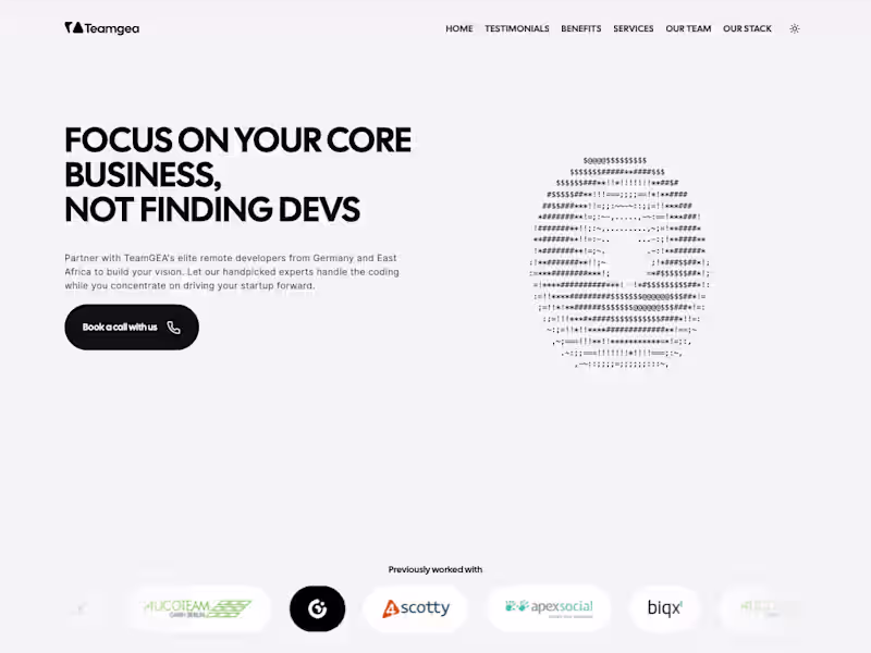 Cover image for Web Design and Development - Teamgea.com