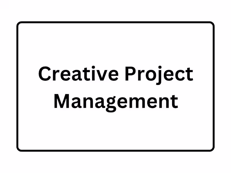 Cover image for Creative Project Management