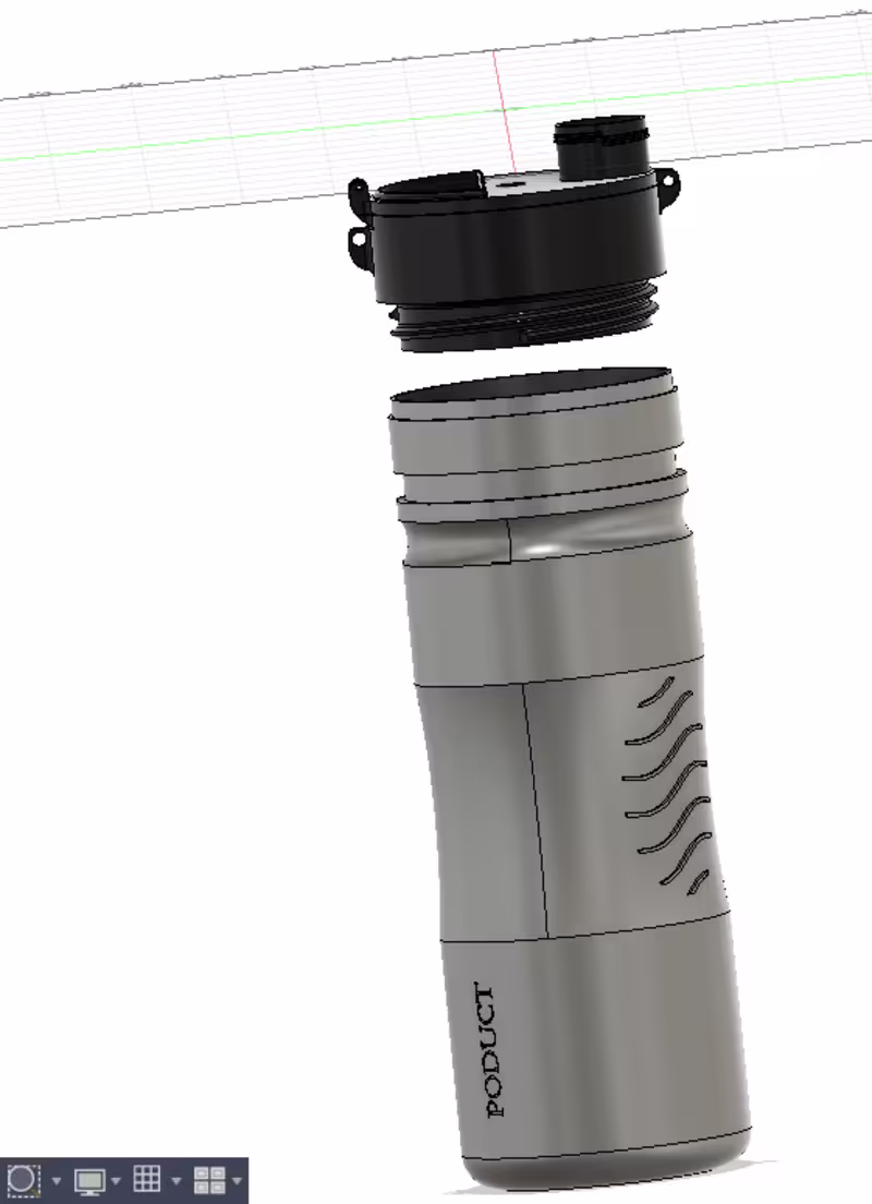 Cover image for A 750 ml bottle with