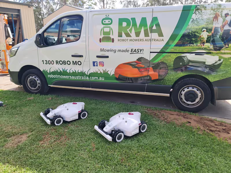 Cover image for Robot Mowers Australia