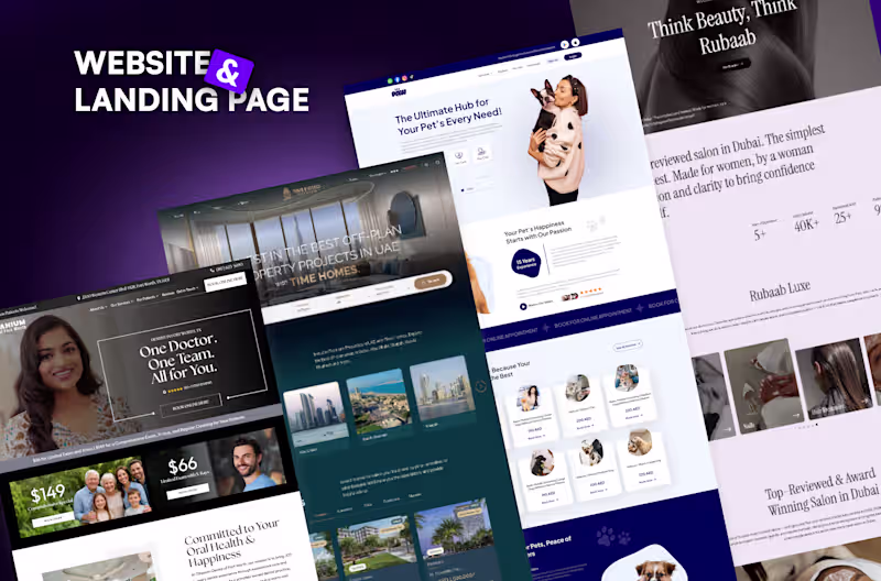 Cover image for Website & Landing Page Design