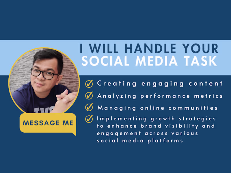 Cover image for Crafting engaging content, driving growth: Social Media Manager