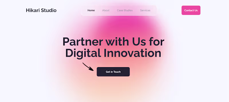 Cover image for Landing page for UI/UX Design Agency