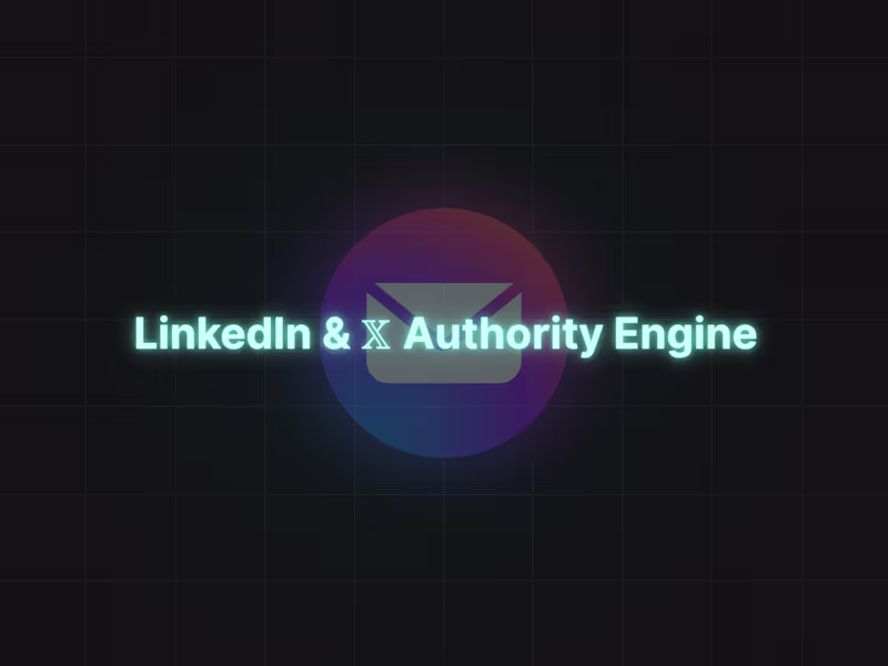 Cover image for LinkedIn & Twitter Authority Engine