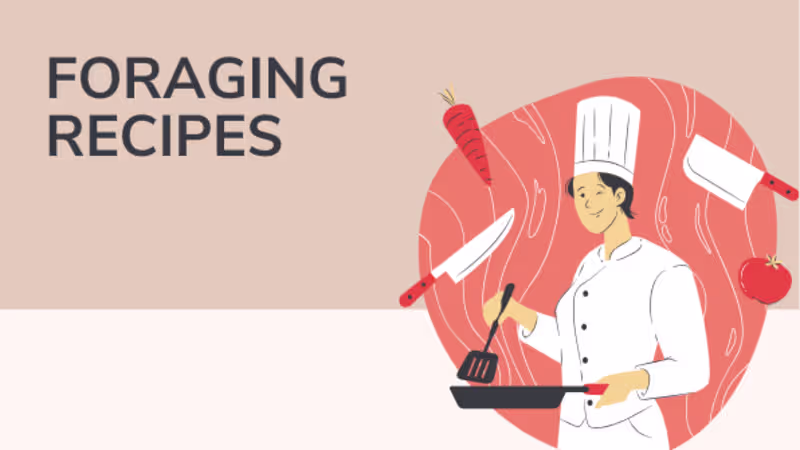 Cover image for Foraging recipes