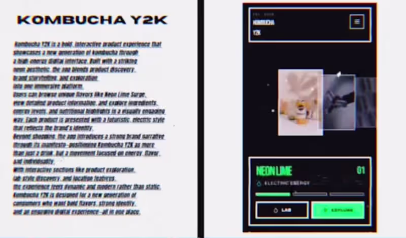 Cover image for Kombucha Y2K – Interactive Flavor Experience
