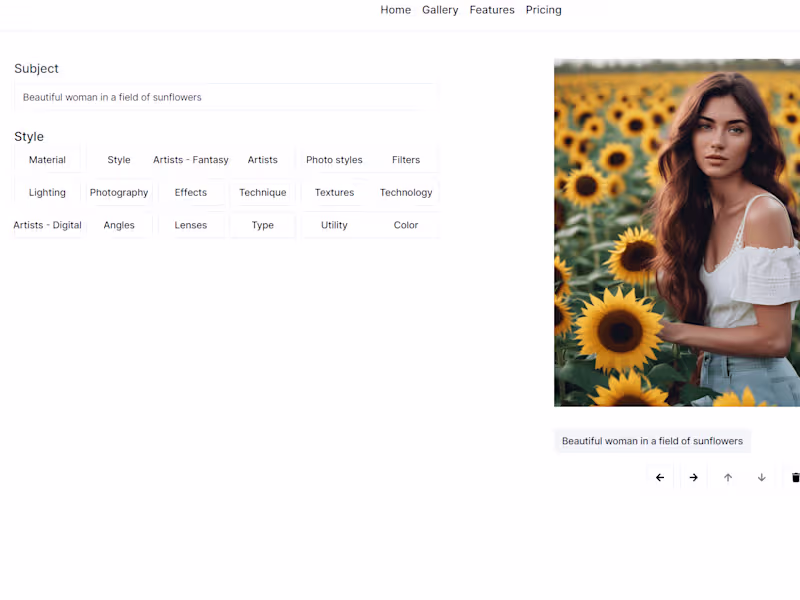 Cover image for Next.js website using AI to generate images