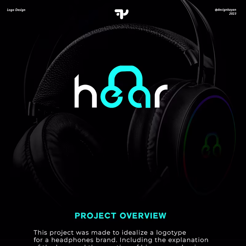 Cover image for Headphone Logo | Hear on Behance