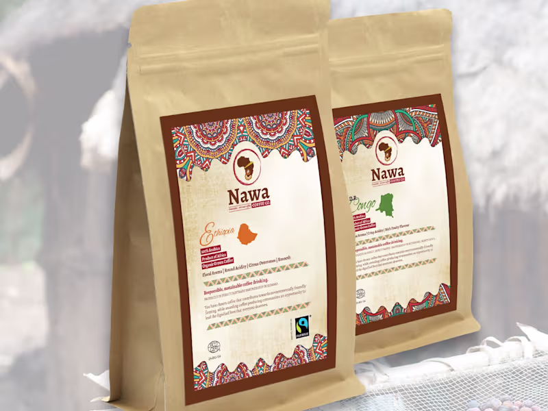 Cover image for NAWA Coffee Brand
Brand design