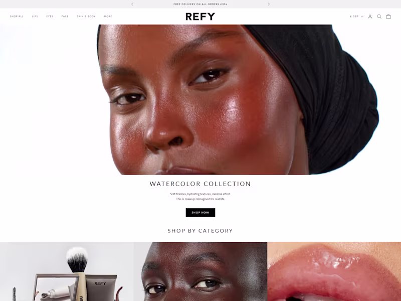 Cover image for Luxury Beauty Brand Website | Shopify Skincare Website