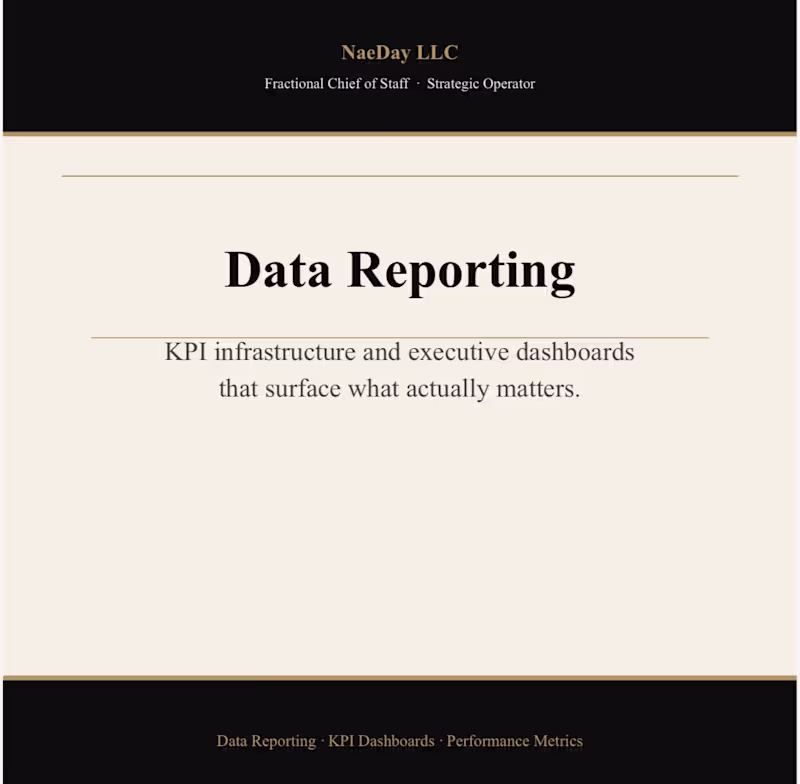 Cover image for Data Reporting