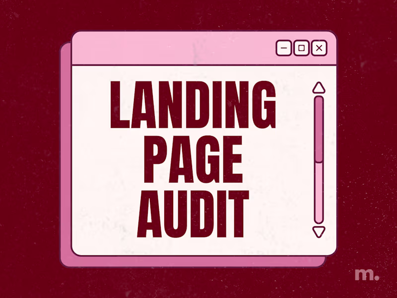 Cover image for Landing Page Copy Audit