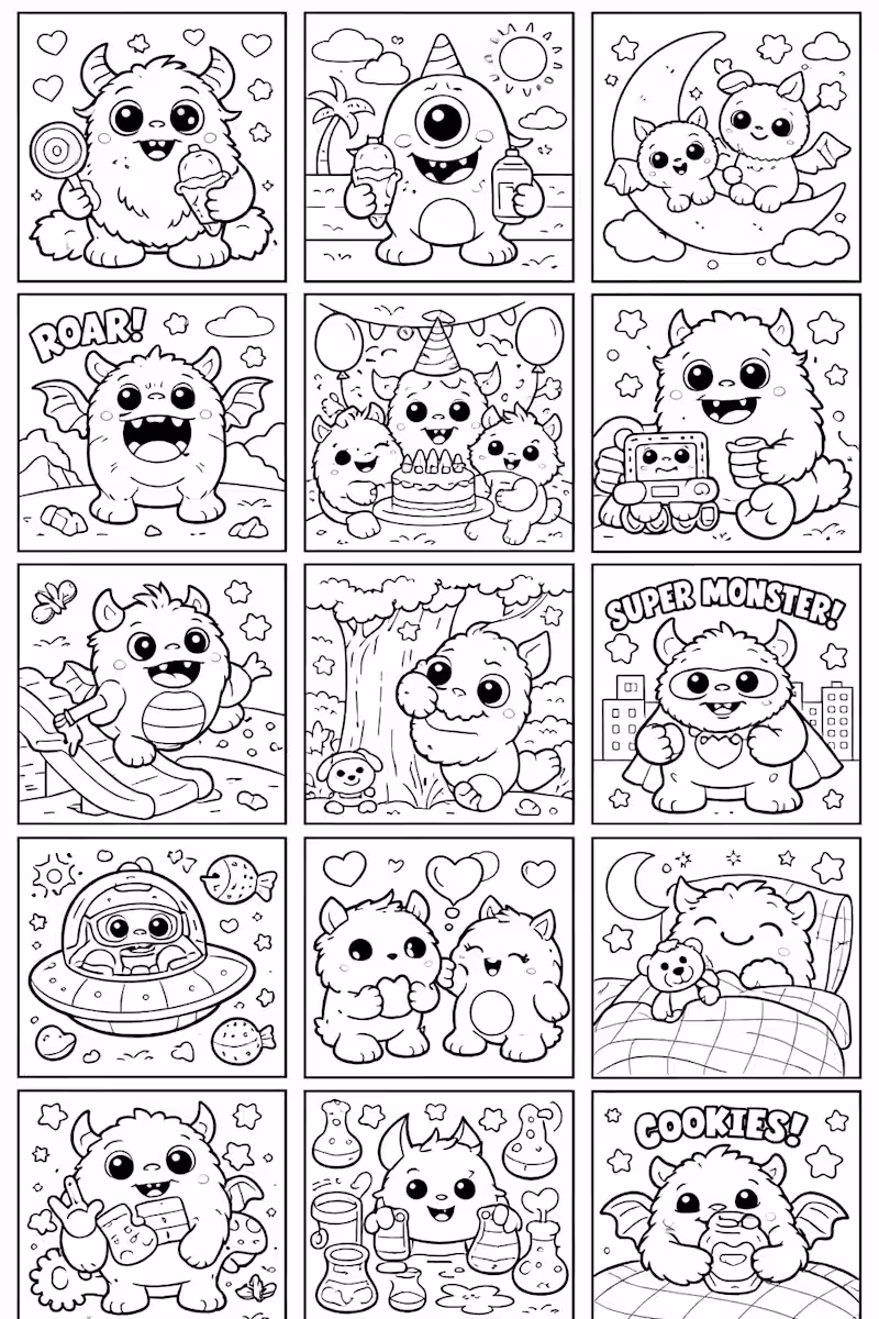 Cover image for “Children’s Illustration + Coloring Book