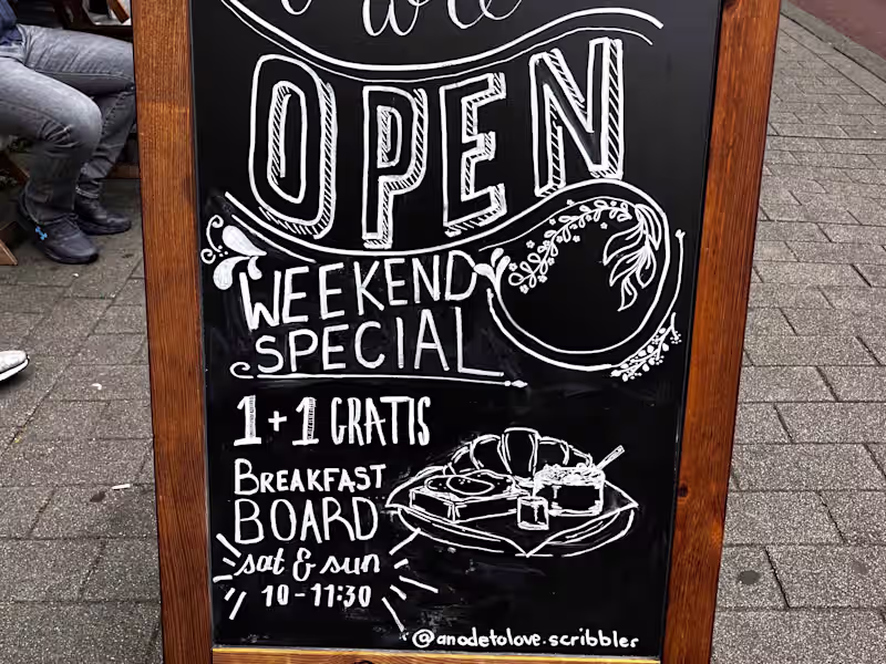 Cover image for Signage design: hand drawn & highly effective communication tool