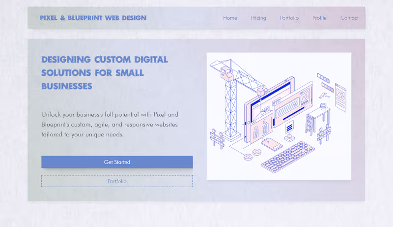 Cover image for Pixel & Blueprint Web Design