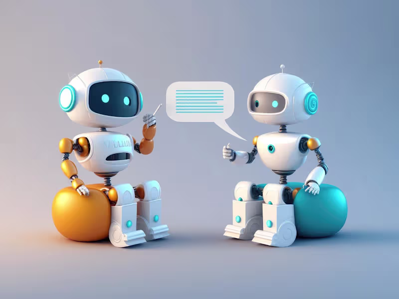 Cover image for A landing page for a Chatbot Company 