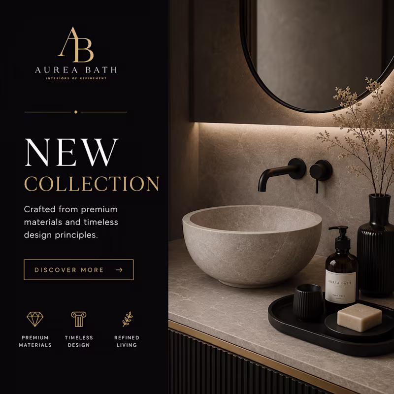 Cover image for Instagram posts for AUREA BATH
