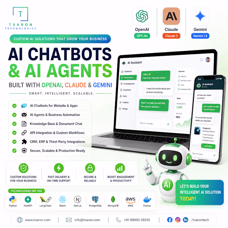 Cover image for AI Chatbot Development