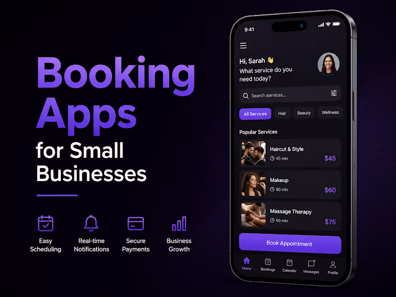 Cover image for Booking App for Small Businesses