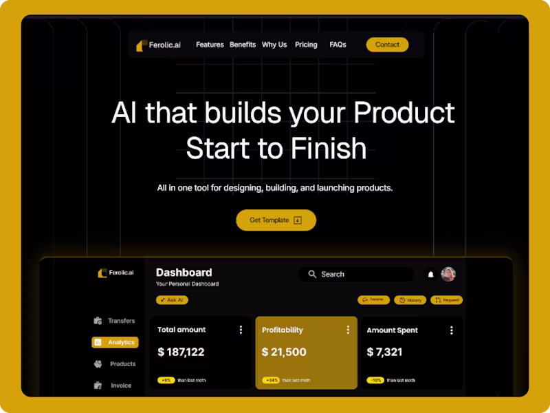 Cover image for Introducing Ferolic @Framer  Template
Built