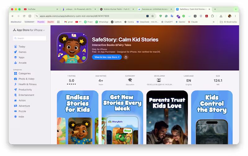 Cover image for An AI-driven kids storytelling app.