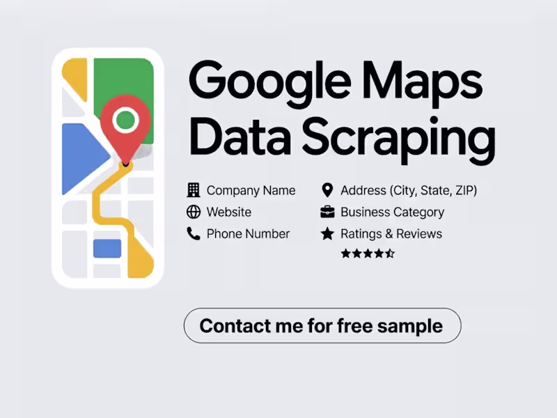 Cover image for Google Maps Data Scraping