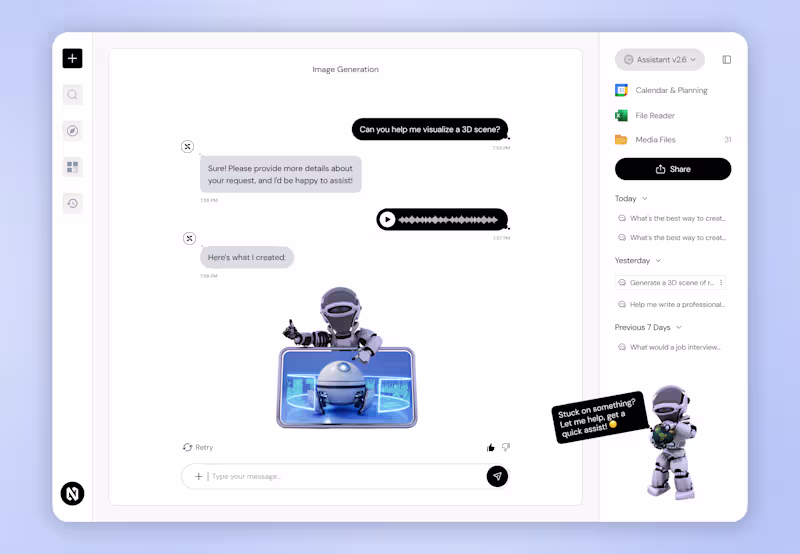 Cover image for Nova AI — Intelligent Assistant