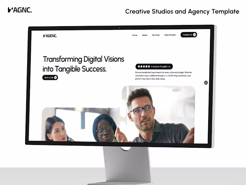 Cover image for Agnc — Premium Digital Agency Template for Framer