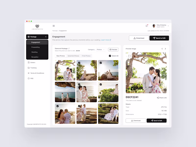 Cover image for Amor Photoworks