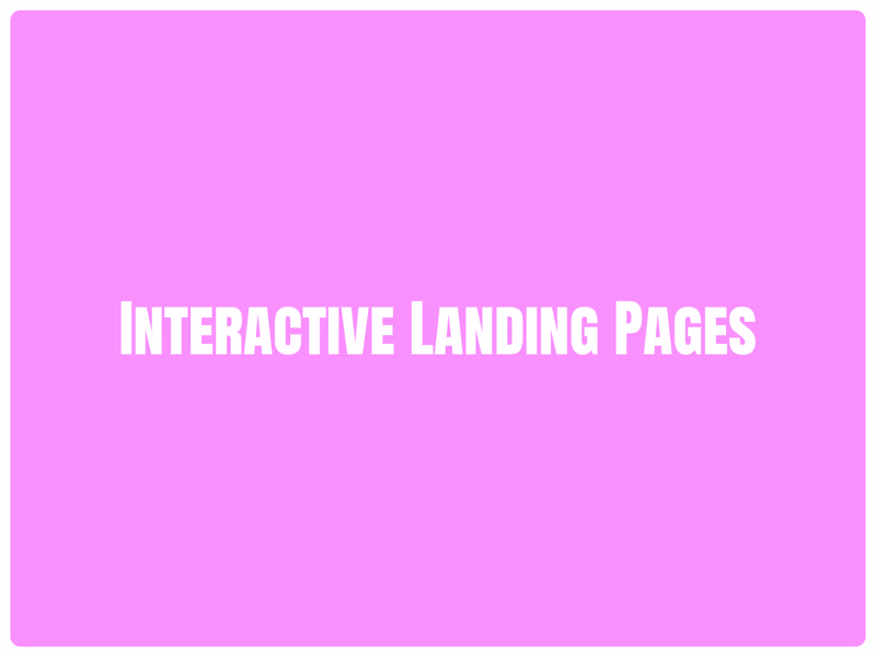 Cover image for A distinctive landing page, animated with Rive