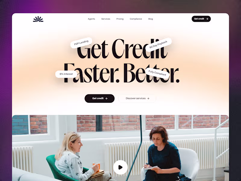 Cover image for CreditCub (Framer Landing Page)