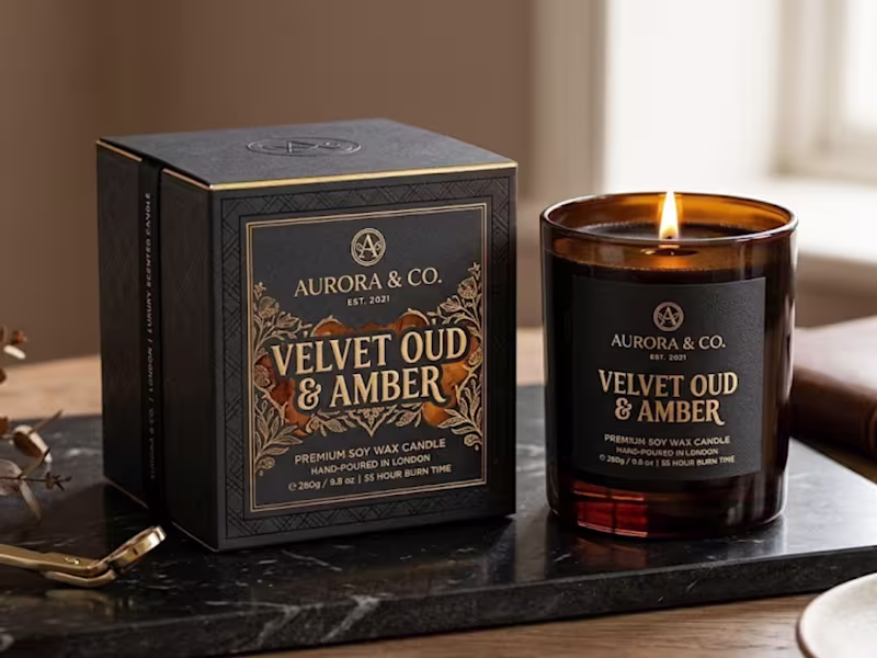 Cover image for Luxury Scented Candle Packaging &