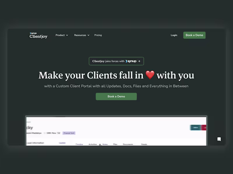 Cover image for Clientjoy Webflow Design, Development and Maintenance