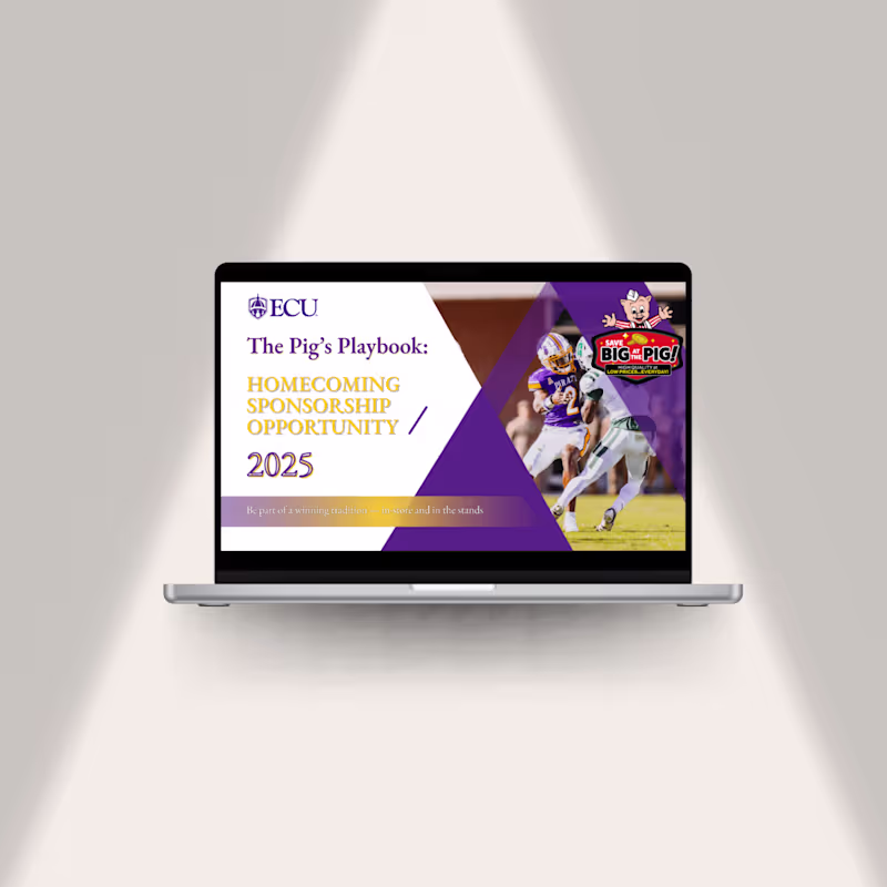 Cover image for Piggly Wiggly x ECU — Sponsorship Deck Design