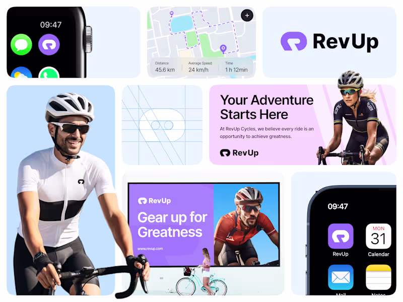 Cover image for RevUp Branding
RevUp is a cycling-focused