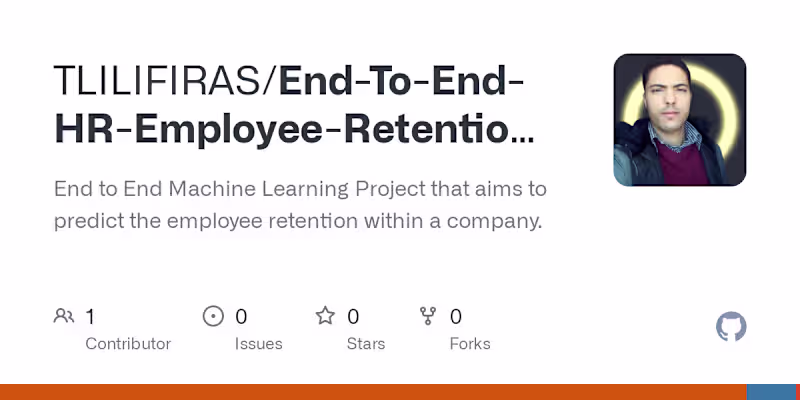 Cover image for End To End HR Employee Retention using ML