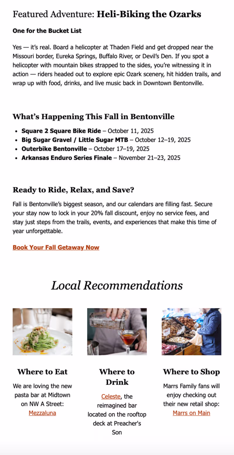 Cover image for Monthly Newsletter Operations for Luxury Vacation Rental Com...