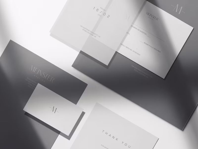 Cover image for Meinster Atelier · Brand Identity
