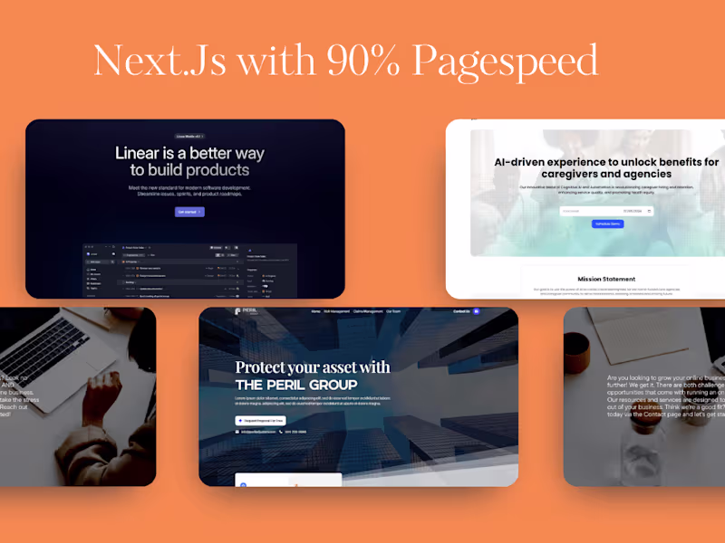 Cover image for Figma Design and Next.Js website with 90% Pagespeed Optimization